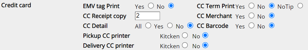 Credit Card Terminal Setup