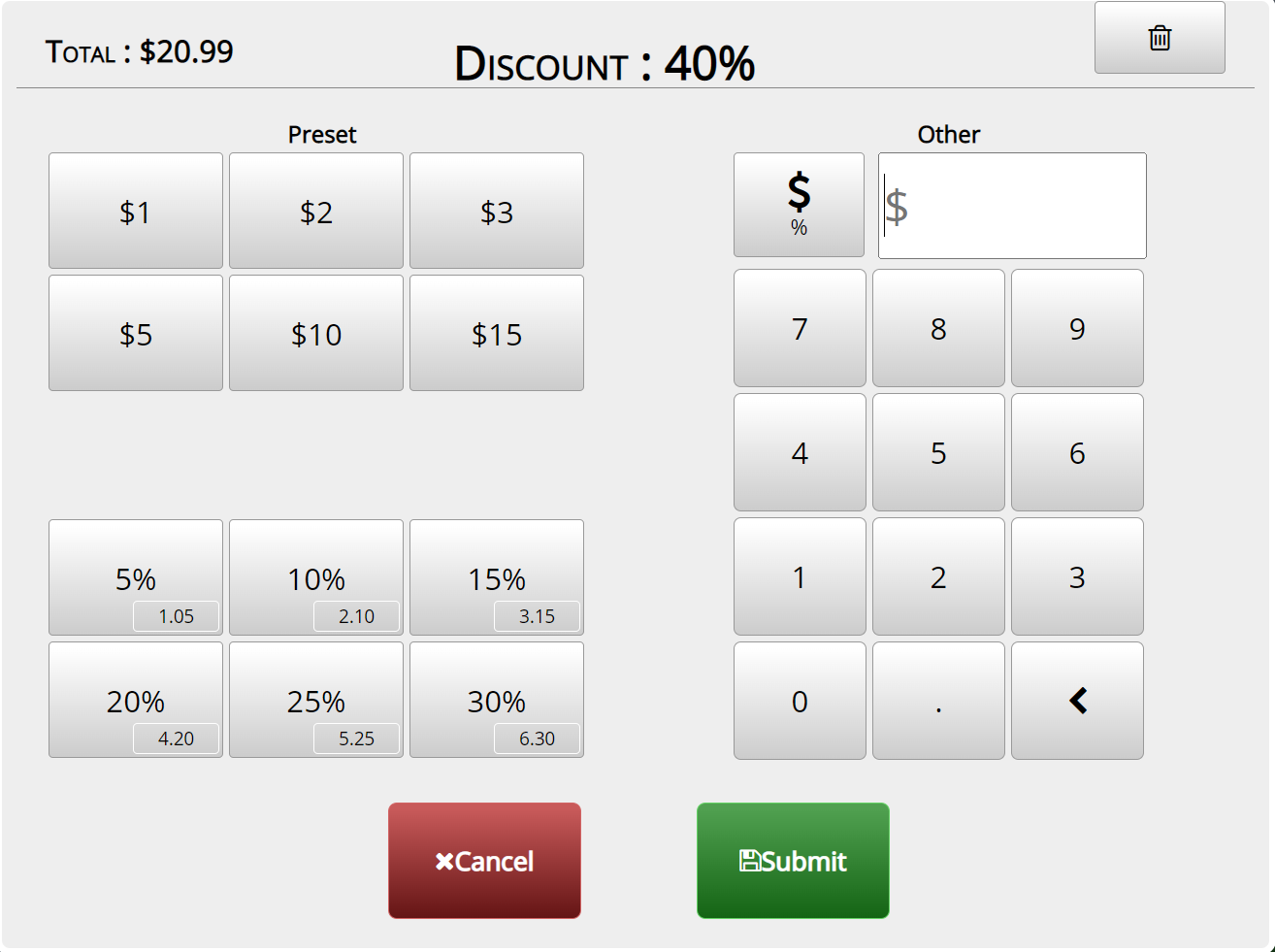 Discounts
